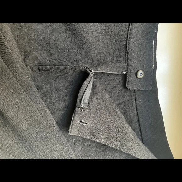 Gianni Versace Vintage Wool ArtDeco skirt black - Picture 3 of 7